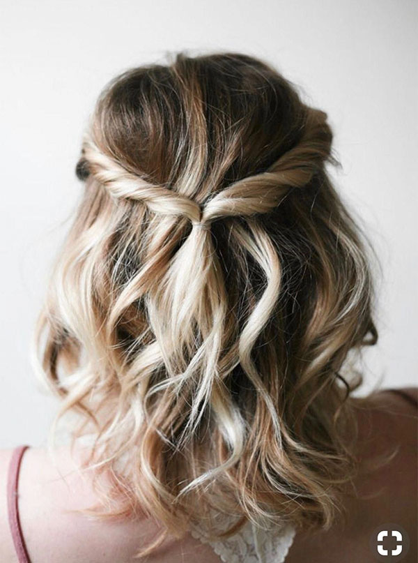 Simple Party Hairstyles For Medium Hair